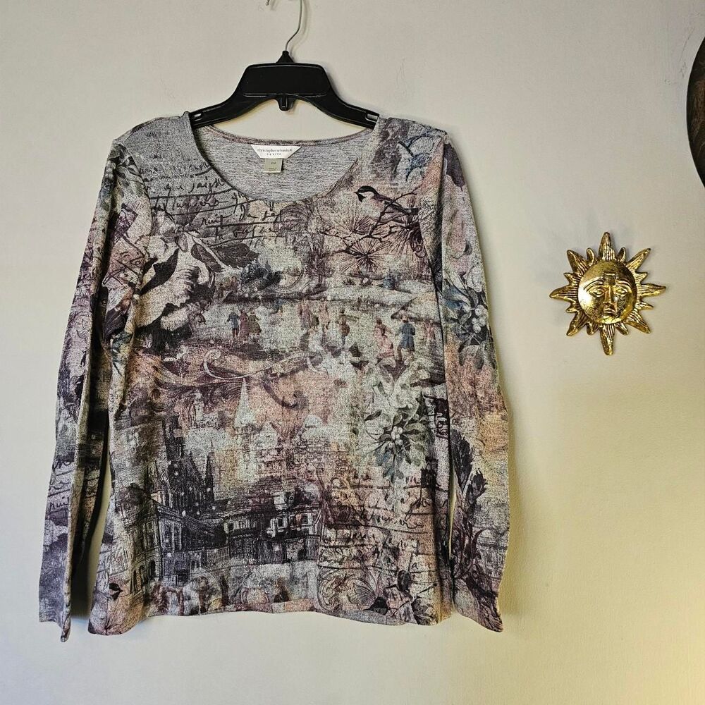 Christopher & Banks Women's Long Sleeve Top